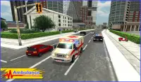 ขับรถกู้ภัยรถพยาบาล 2017 3D Screen Shot 11