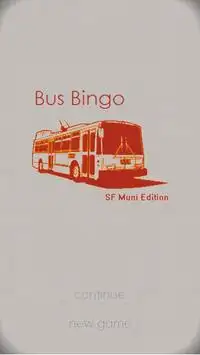 Bus Bingo: Free! Screen Shot 0