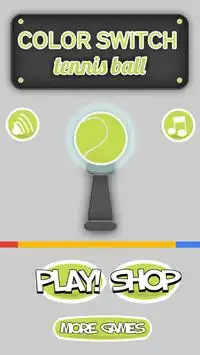 टेनिस गेंद - रंग स्विच Screen Shot 0