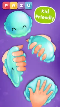 Giochi di simulazione di squishy slime per bambini Screen Shot 1