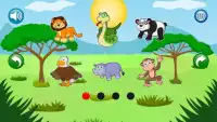 子供のためのパズルボンチョ：動物の第2巻 Screen Shot 0