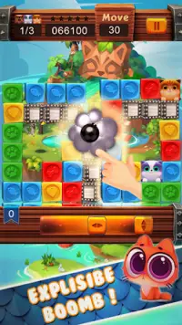 Cats Rescue - Solve the puzzle to save Kitties! Screen Shot 1