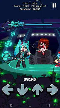 FNF vs Miku Mod - Rap Battle Screen Shot 6