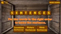 Sentence Scramble Word Game- Learning to Read Screen Shot 0