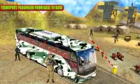 exército transporte: ônibus simulação Screen Shot 2