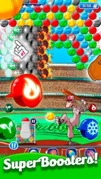 Baseball Bubble Shooter Screen Shot 3