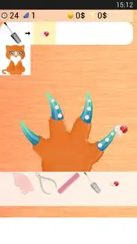 pet nails games Screen Shot 1