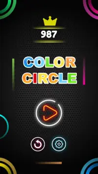 Color Ring Circle Puzzle Game Screen Shot 0