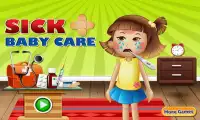 Sick baby care - baby doctor Screen Shot 0
