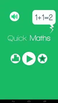 Quick Maths Training Screen Shot 0