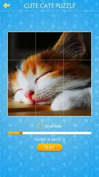 Cute Cats Jigsaw Puzzles Screen Shot 0