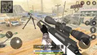 Sniper 3D Attack: gry wojenne Screen Shot 4