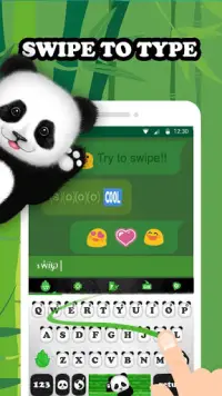 Panda Keyboard Theme Screen Shot 3