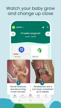 Pregnancy App & Baby Tracker Screen Shot 1