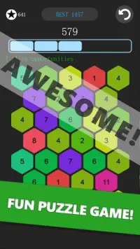 Click Hexagon -Fun puzzle game Screen Shot 1