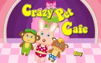 Pet Game-Crazy Pet Cafe Kids Screen Shot 2