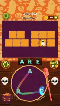 Witch Word: halloween puzzle Screen Shot 2