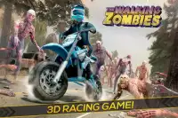 мотоцикл гонка vs злой зомби Screen Shot 0