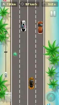 Extreme Car Racing 2D Screen Shot 1