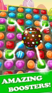 Cookie Candy Saga Match 3 game: Sweet Puzzle mania Screen Shot 1