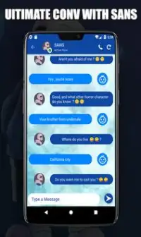 Sans Vid Call And Chat Simulator From Undertall Screen Shot 4