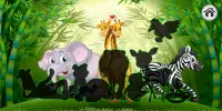Kids puzzles, feed the animals, learn English Screen Shot 8