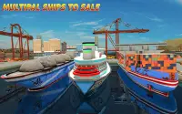 Navio carga simulador cidade game transporte carga Screen Shot 14