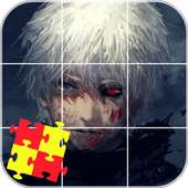 Anime Puzzles Spiele: Tokyo Ghoul Puzzle Anime