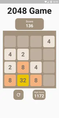 2048: Classic & Free, Number Puzzle Game Screen Shot 1