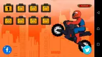Spider-Boy Motorbike Screen Shot 2