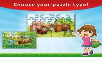 Cartoon Jigsaw Puzzle for Kids Screen Shot 7