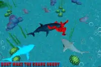 Мото Robot: Angry Shark Screen Shot 3