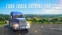 Euro Truck Driving 22 Sim 3D Screen Shot 0