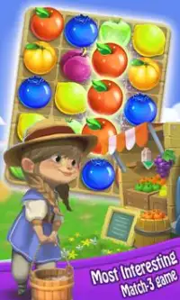 Сад урожая фруктовой фермы - матч 3 Screen Shot 0