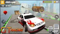 điên xe lái xe: GT stunts đua điên - Car Games Screen Shot 0