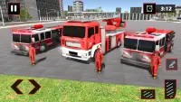 Fire Engine City Rescue: Firefighter Truck Games Screen Shot 2