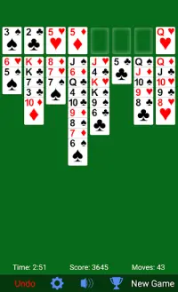 FreeCell Solitaire Screen Shot 3