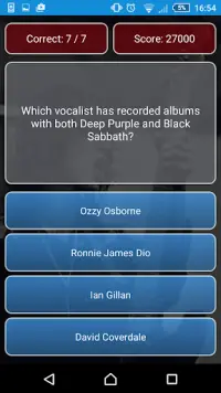 Classic Rock Quiz (Ad Free) Screen Shot 3
