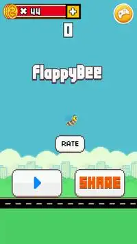 Flappy Bee Screen Shot 0