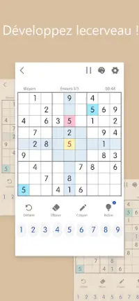 Sudoku: casse-tête cérébral Screen Shot 1