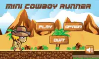 Mini Cowboy Runner Screen Shot 0