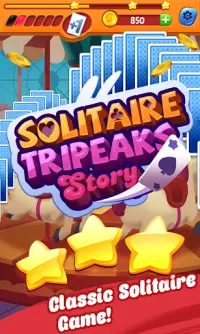 Solitaire Tripeaks Story -  jeu de cartes gratuit Screen Shot 2
