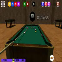 3D gratis biljart snooker pool Screen Shot 0