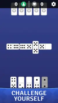Dominoes Classic - Muggins, Domino Tile Game Screen Shot 1