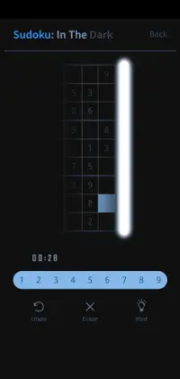 Sudoku: In The Dark Screen Shot 1