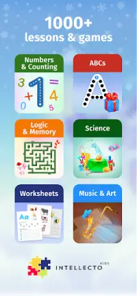 Intellecto Kids Learning Games Screen Shot 0