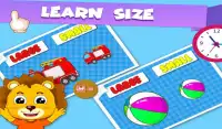 Shapes Colors Size - Interactive Games for Kids Screen Shot 9