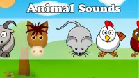 أصوات الحيوانات للأطفال Screen Shot 1