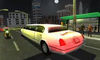 Nowoczesna limuzyna samochód jazdy: Normalne Taksó Screen Shot 4