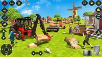 Village Excavator JCB Games Screen Shot 4